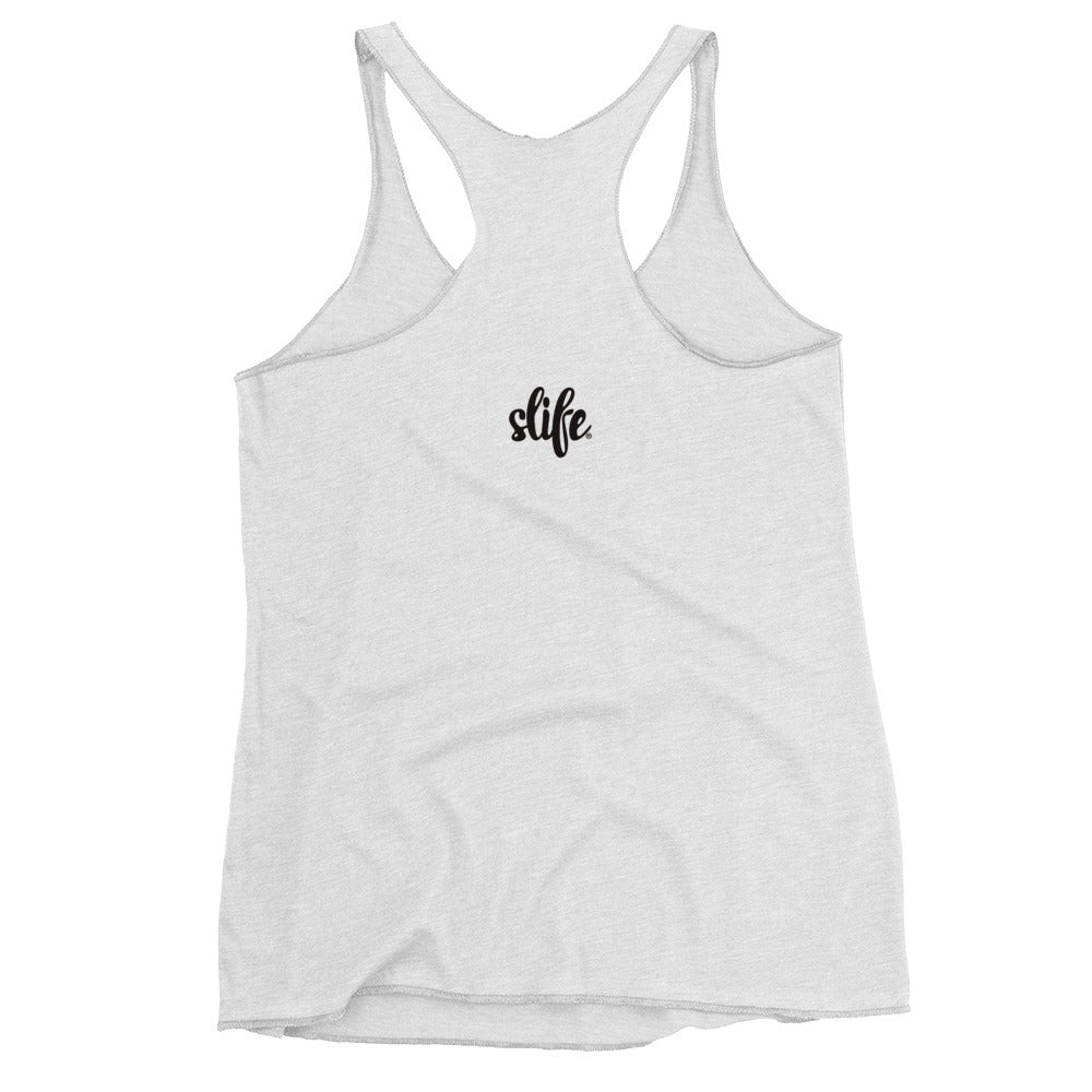 Live Love Sweat Script Women's Racerback Tank