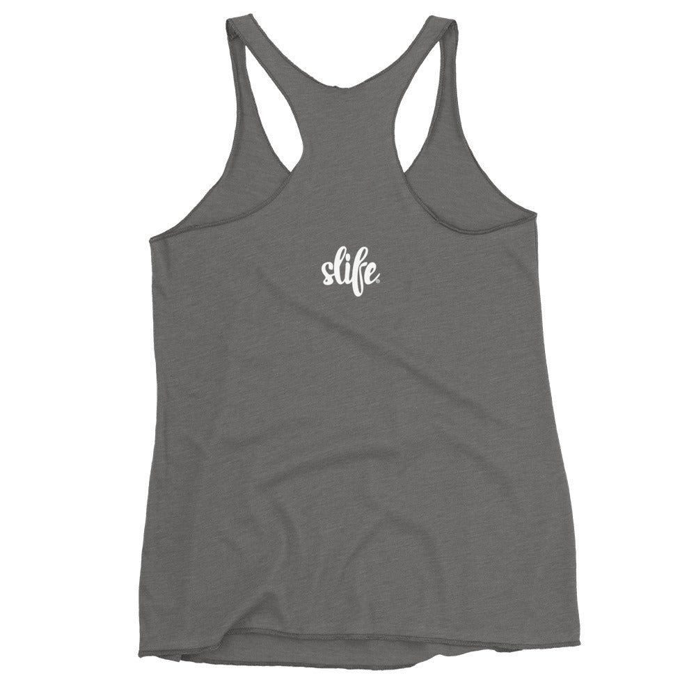 Live Love Sweat Script Women's Racerback Tank